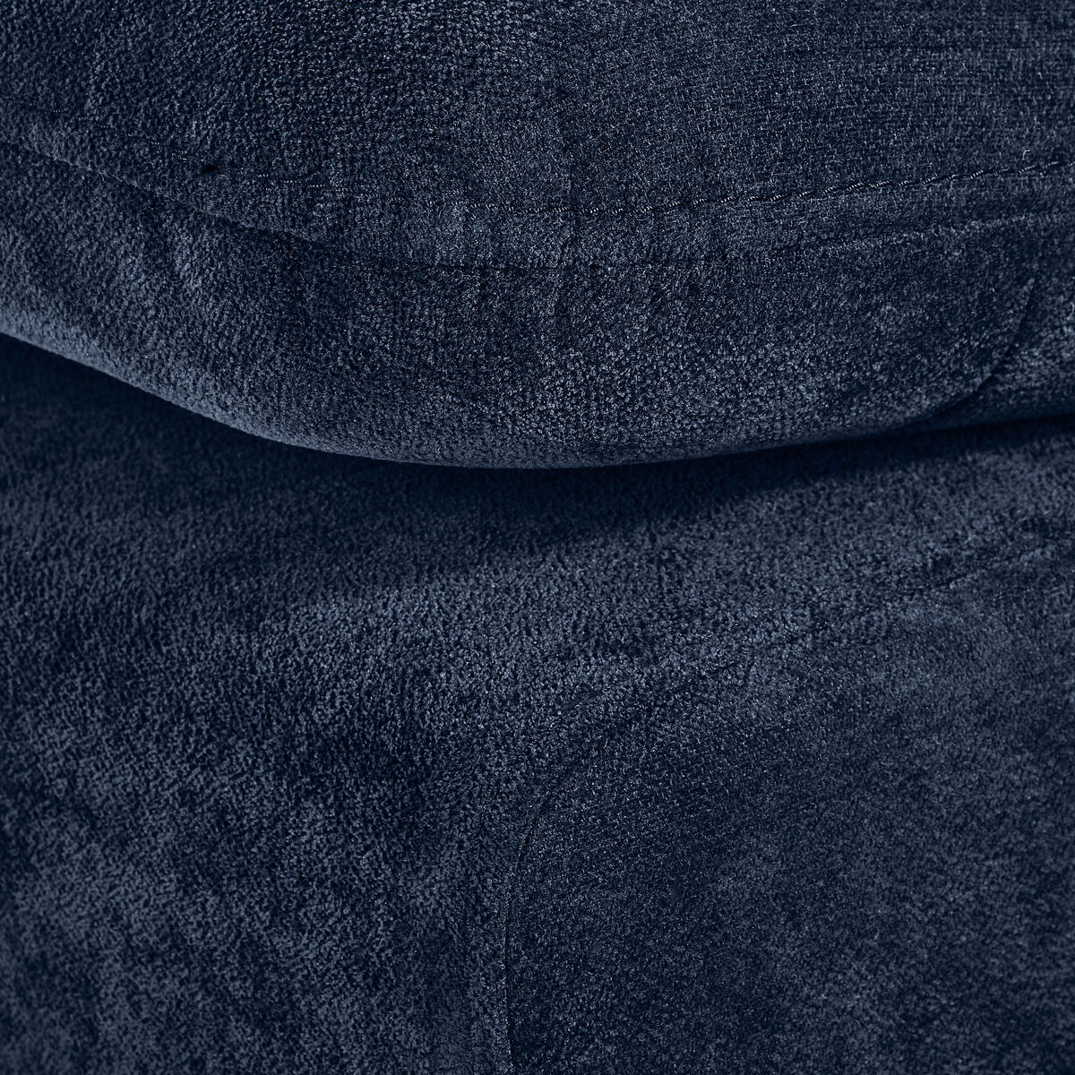ECKSOFA Dunkelblau Chenille  - Silberfarben/Dunkelblau, KONVENTIONELL, Holz/Textil (187/293cm) - Carryhome