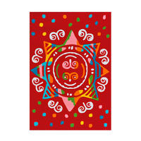 WEBTEPPICH 110/160 cm Rot  - Rot, Basics, Textil (110/160cm) - Novel