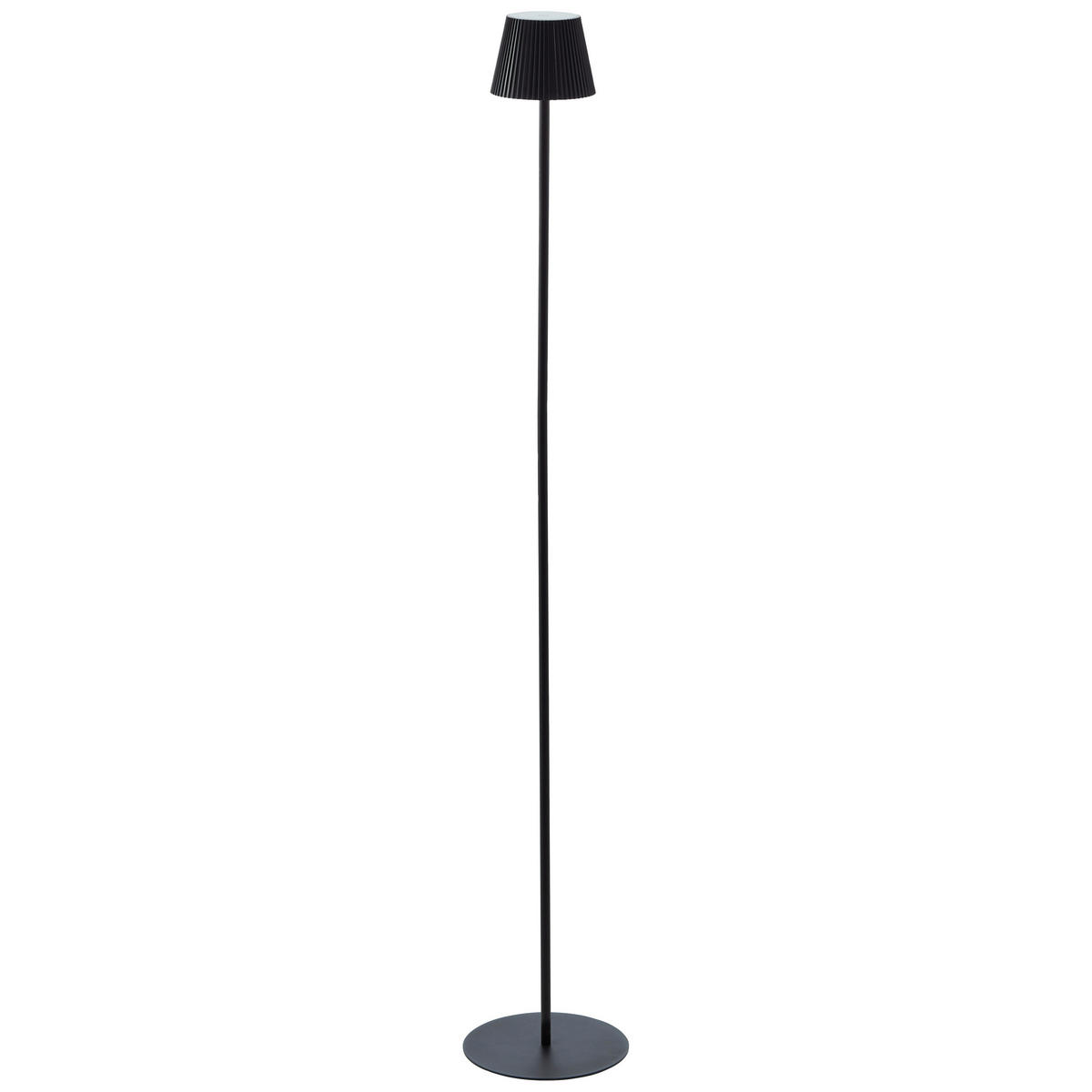 BREZŽIČNA STOJEČA SVETILKA        20/125 cm       - črna, Basics, kovina/umetna masa (20/125cm)