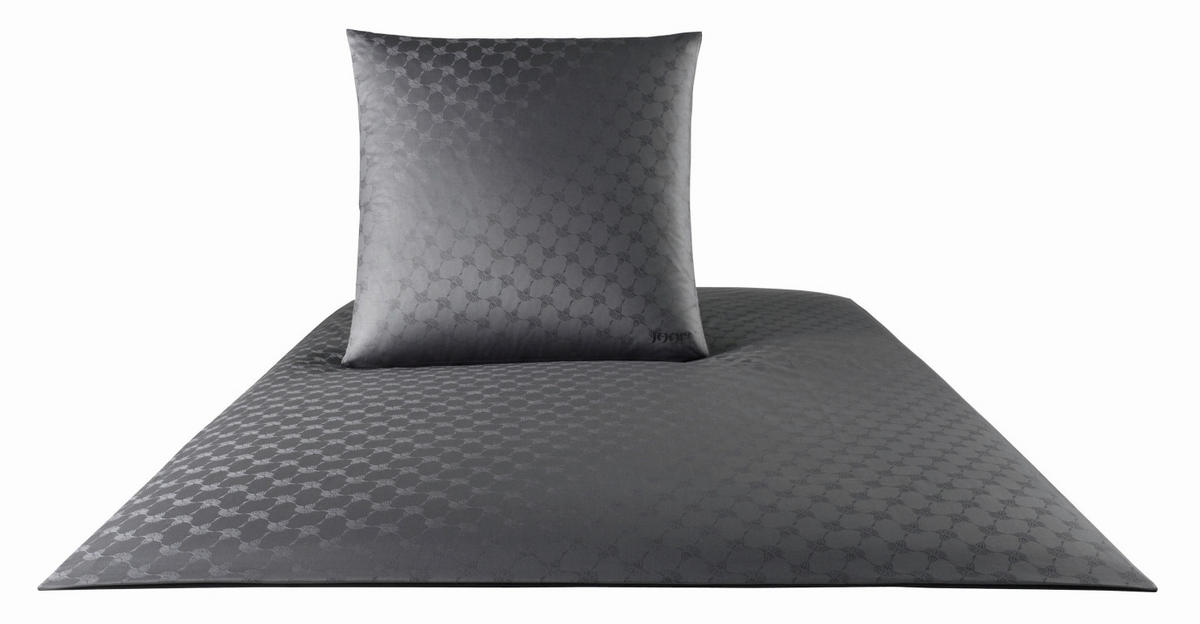 POSTELJINA 140/200 cm  CORNFLOWER  - antracit, Konvencionalno, tekstil/prirodni materijali (140/200cm) - Joop!