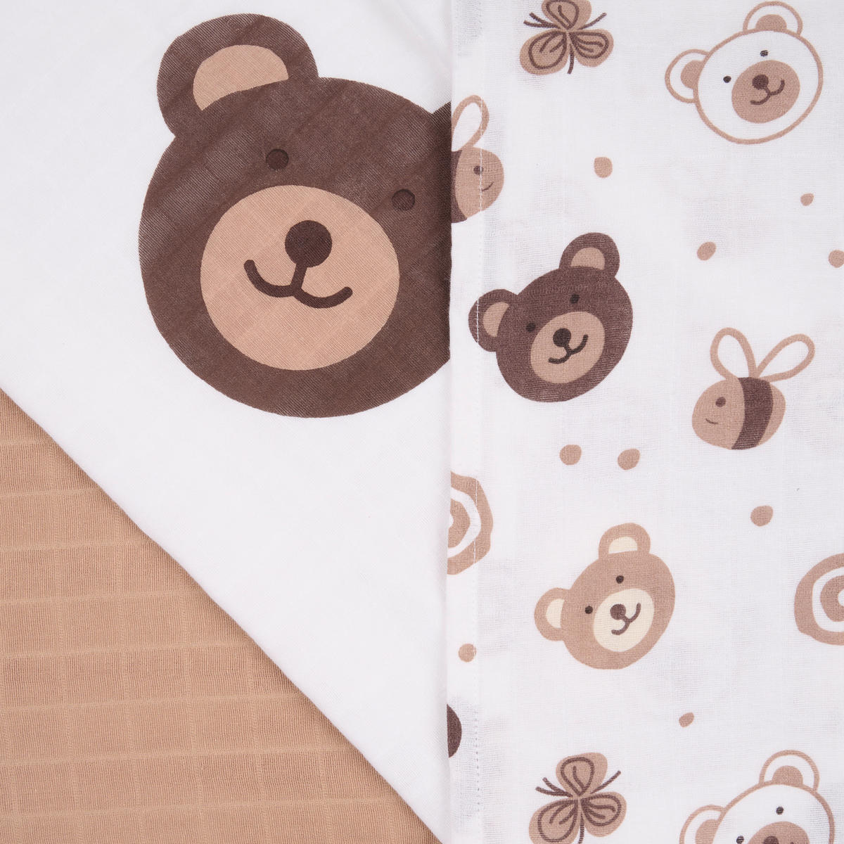 SADA LÁTKOVÝCH PLIENOK - viacfarebná, Basics, textil (80/80cm) - Patinio