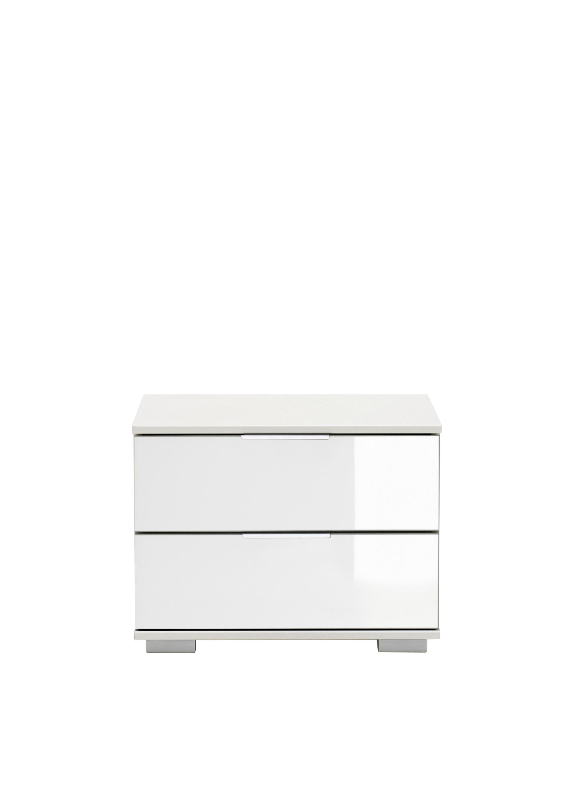 Nachtkästchen in Weiß