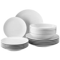 TAFELSERVICE 18-teilig 6 Personen Weiß Mesh  - Weiß, Basics, Keramik (200/200/100cm) - Rosenthal