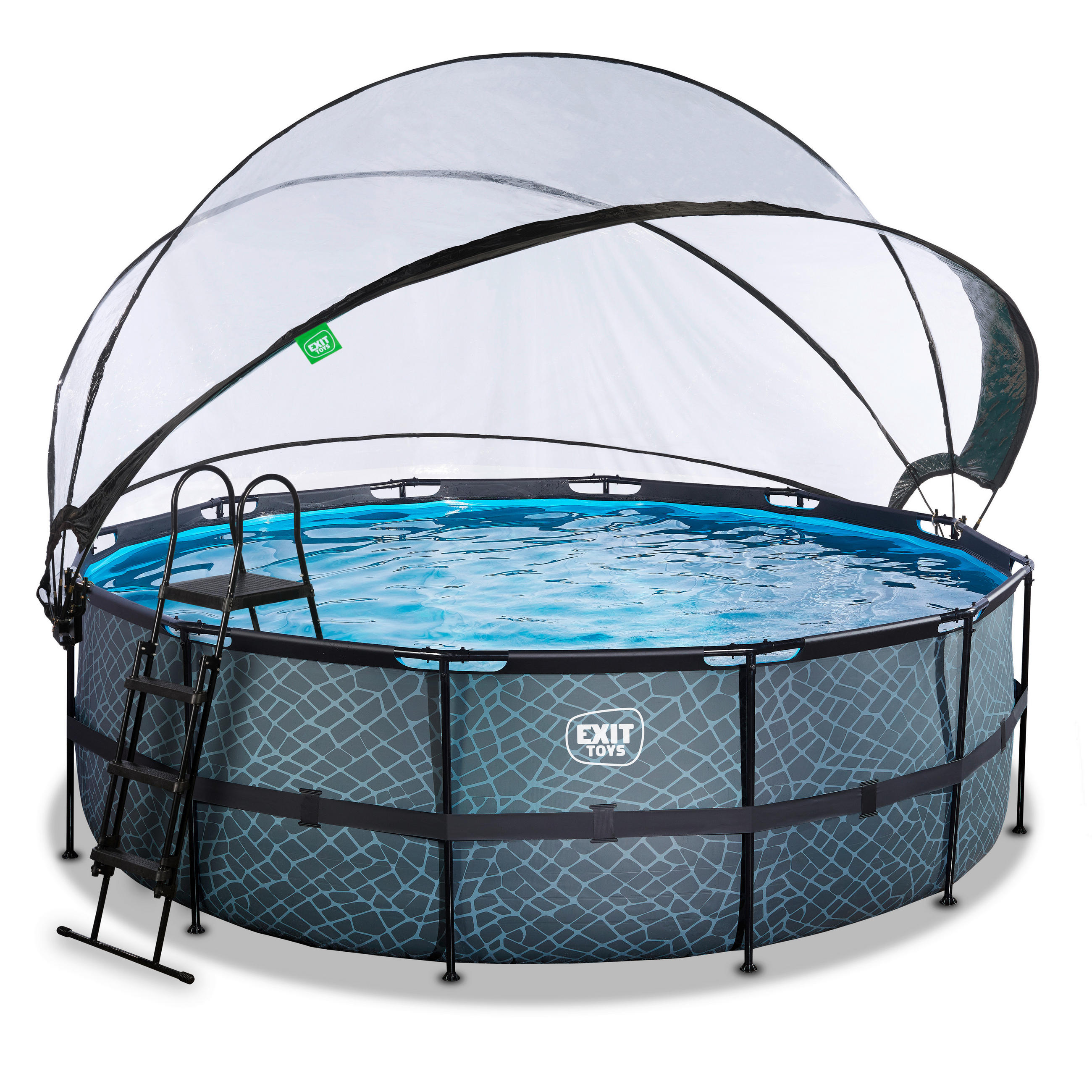 POOL SET 447/320 cm  - grå, Klassisk, plast (447/320cm) - EXIT Toys