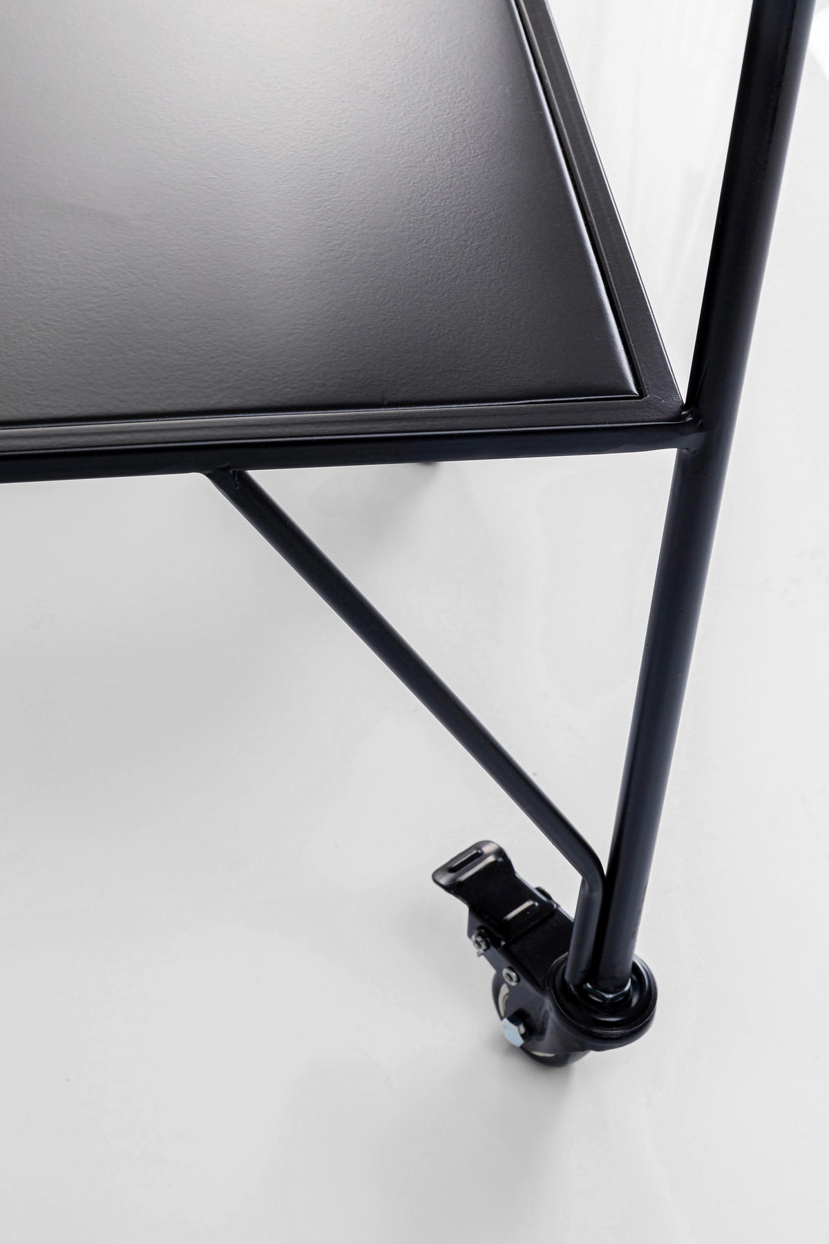 SERVIERWAGEN Schwarz  - Schwarz, Design, Kunststoff/Metall (68/33/75cm) - Kare-Design
