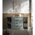 SIDEBOARD  in 180/90/40 cm  - Salbeigrün/Schwarz, Basics, Holzwerkstoff/Kunststoff (180/90/40cm) - Carryhome