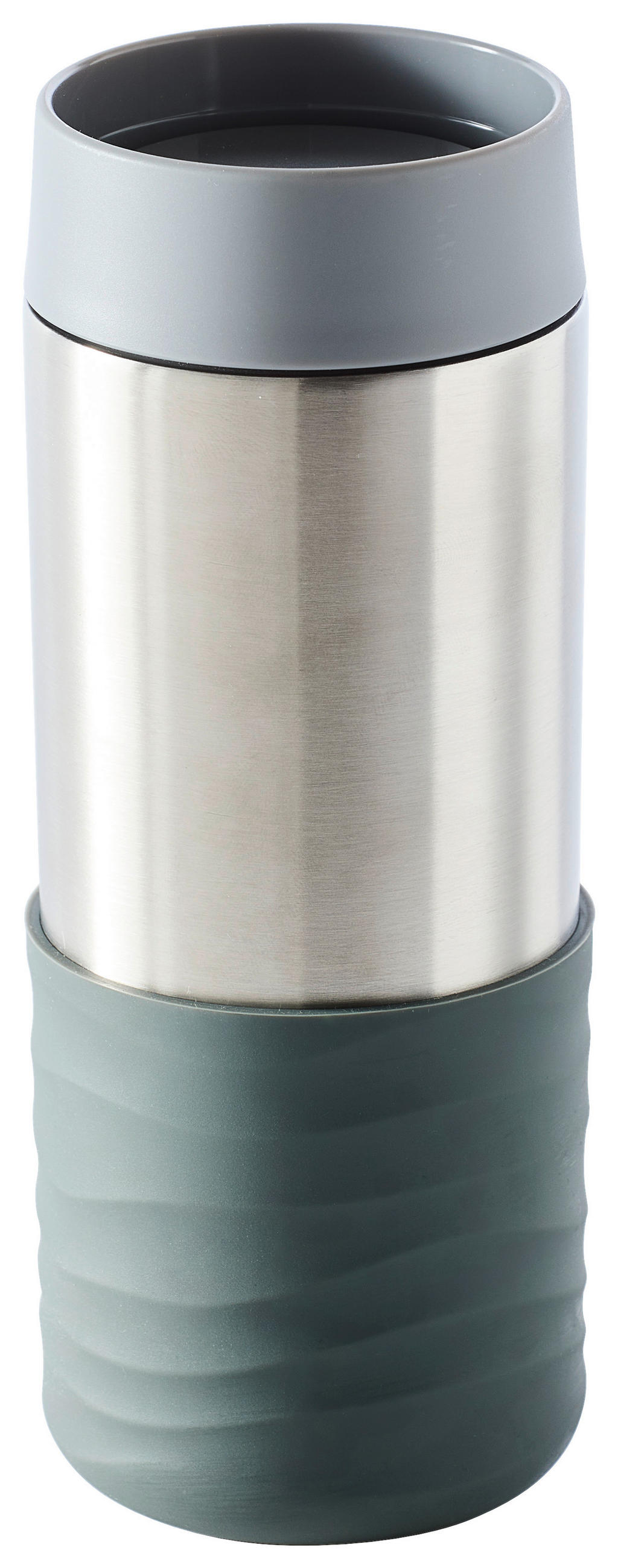 TERMOSMUGG 0.35 l  - stålfärgad/mörkgrå, Trend, metall/plast (7,1/18,2cm) - Homeware Profession.