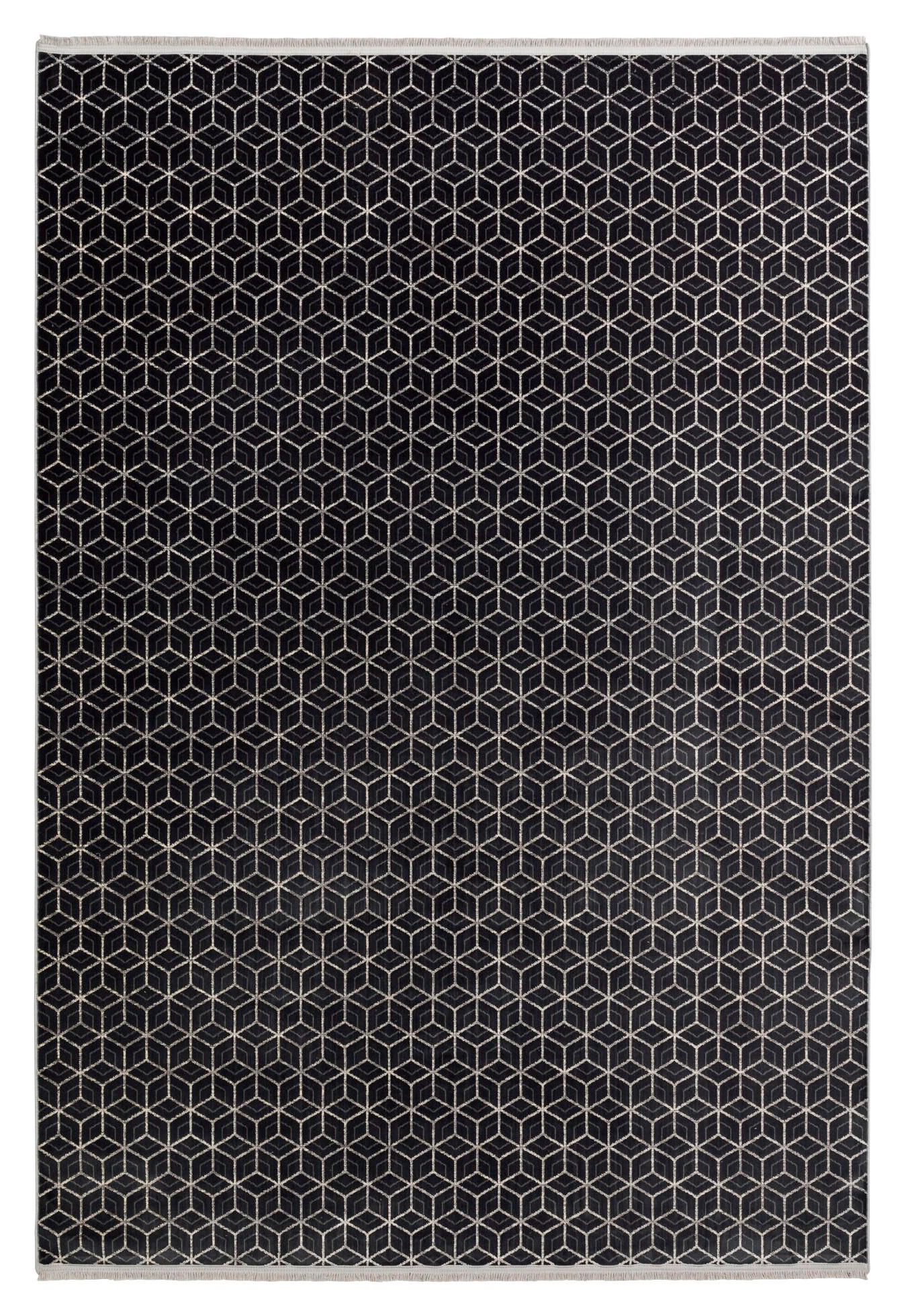 WEBTEPPICH 170/240 cm Metric  - Graphitfarben, Design, Textil (170/240cm) - Joop!