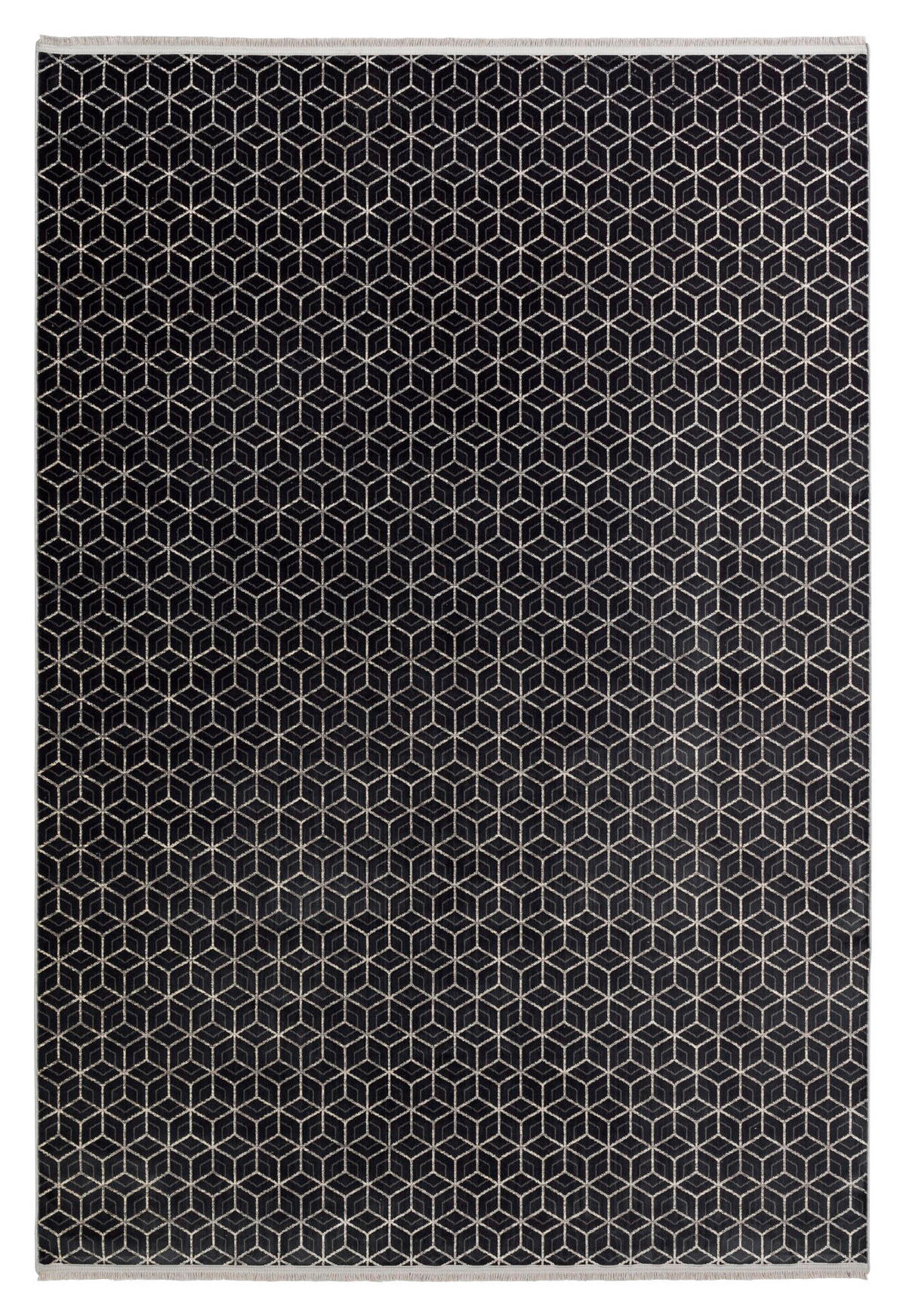 WEBTEPPICH 170/240 cm Metric  - Graphitfarben, Design, Textil (170/240cm) - Joop!