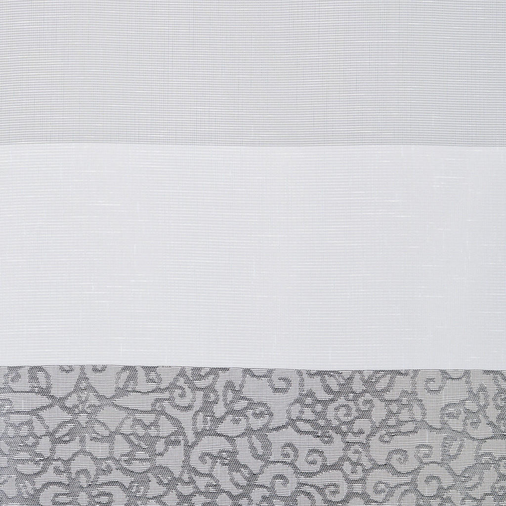 Thumbnail - Esposa Kurzgardine Slomur, Grau, Weiß, Textil, Streifen, 140x50 cm, Textiles Vertrauen - Oeko-Tex®, Oeko-Tex® Standard 1...