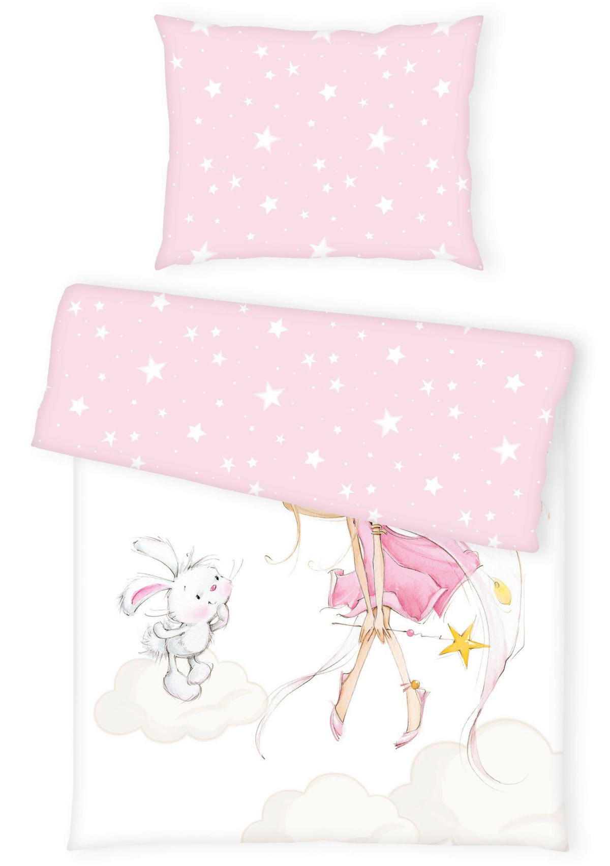 DETSKÁ POSTEĽNÁ BIELIZEŇ 140/200 cm  - viacfarebná/biela, Konventionell, textil (140/200cm) - Herding