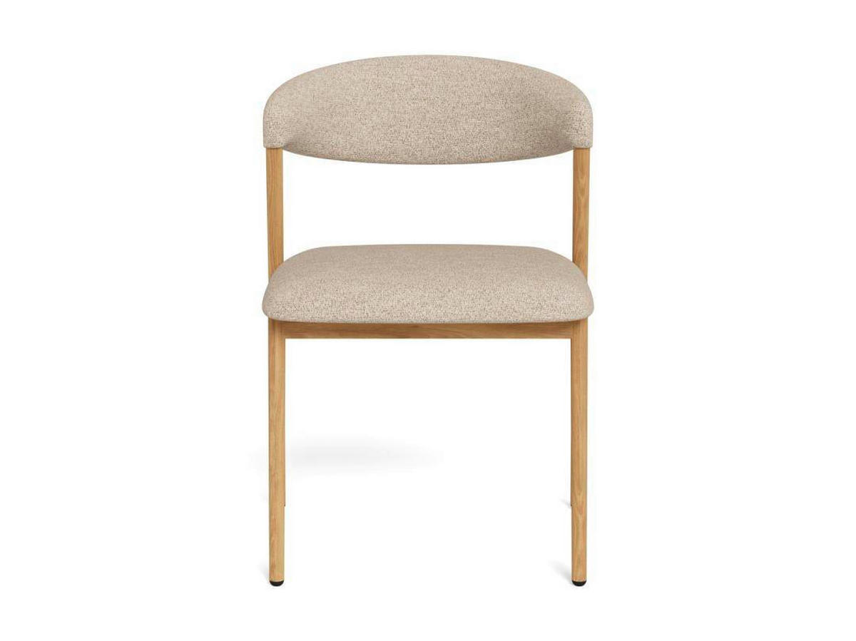 STUHL     Eichefarben, Beige  - Eichefarben/Beige, KONVENTIONELL, Textil/Metall (53,5/78,5/53cm) - MID.YOU