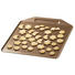 BACKBLECH - Goldfarben, Metall (36/33cm)