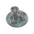 Teelichthalter Set mit Deko 4-teilig - Silberfarben, Kunststoff/Metall (20/12cm)