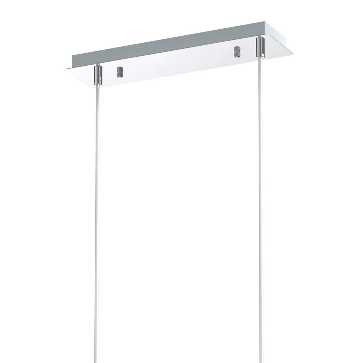 PENDELLEUCHTE 105/27/150 cm  - Chromfarben, Design, Glas/Metall (105/27/150cm)