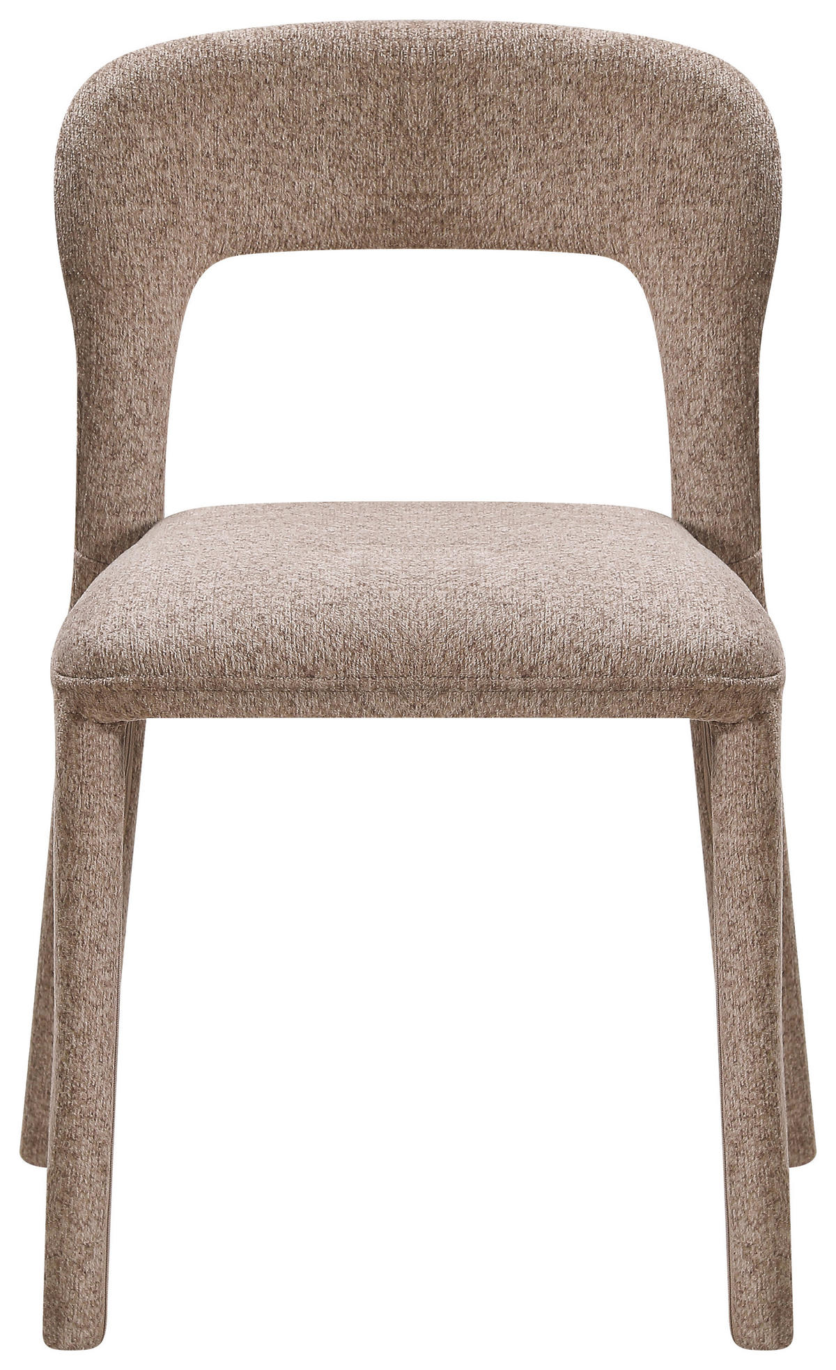 STUHL   Chenille  Braun  - Braun, MODERN, Textil/Metall (47/76/57cm) - Carryhome