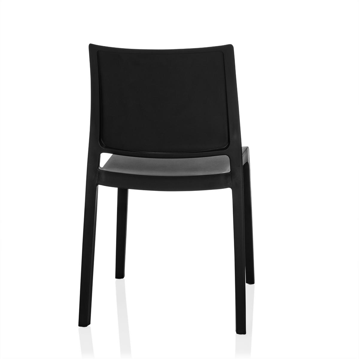 STOL  - svart, Modern, plast (47/80/51cm) - MID.YOU