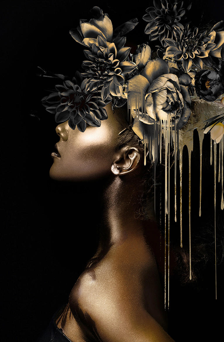 Monee SKLENENÝ OBRAZ, ženy, 80/120 cm