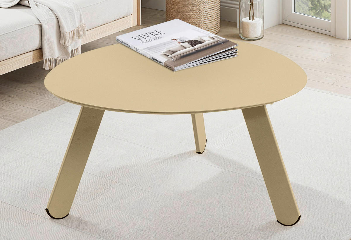 LOUNGETISCH  - Sandfarben, MODERN, Metall (74/60/35cm) - Ambia Garden