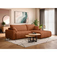 ECKSOFA  in Webstoff Orange  - Schwarz/Orange, KONVENTIONELL, Kunststoff/Textil (270/192cm) - Carryhome