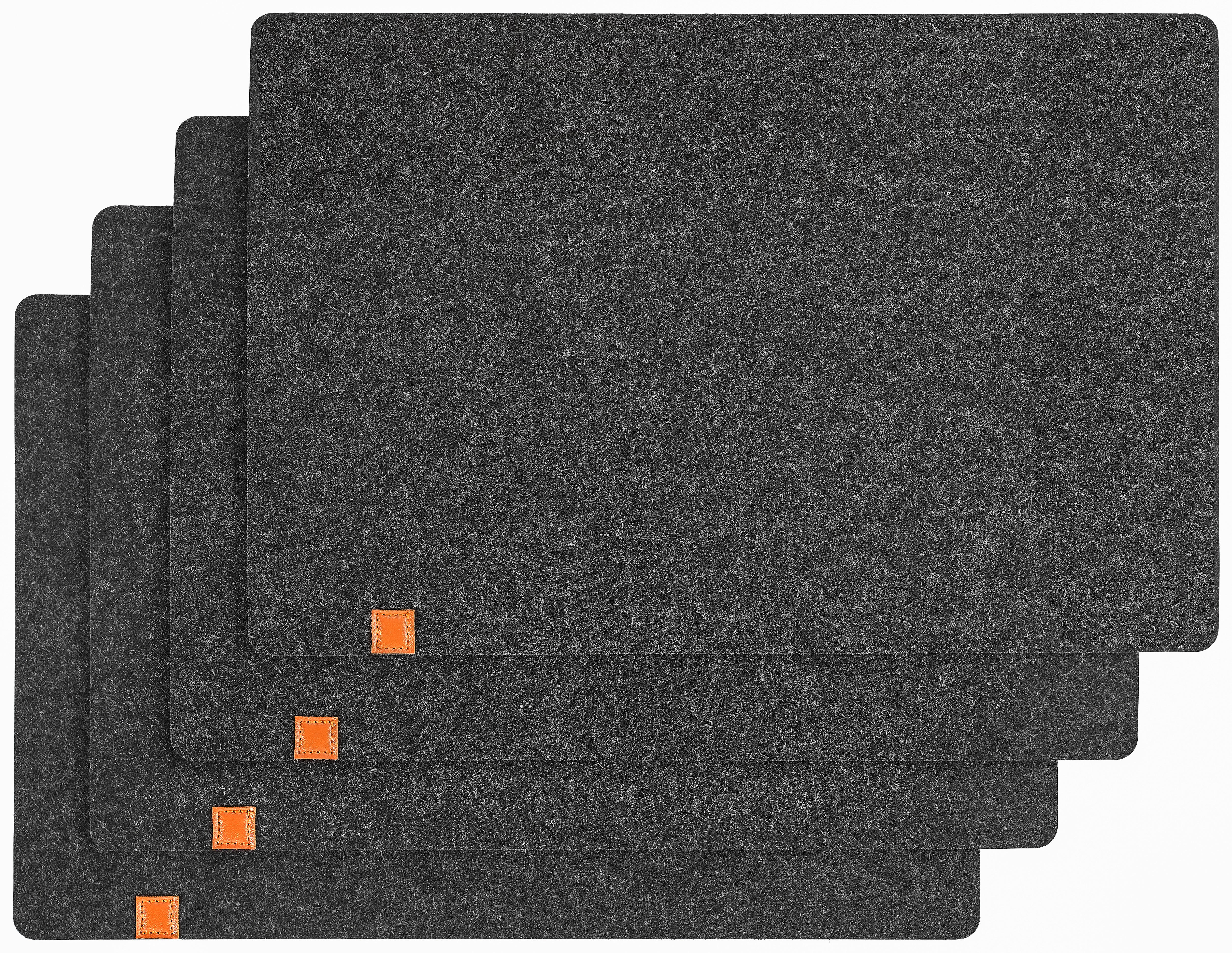 TISCHSET LIFE STYLE Textil Filz Anthrazit 45/30 cm  - Anthrazit, Basics, Textil (45/30cm) - Justinus