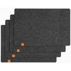 TISCHSET LIFE STYLE Textil Filz Anthrazit 45/30 cm  - Anthrazit, Basics, Textil (45/30cm) - Justinus
