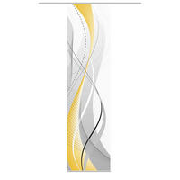 FLÄCHENVORHANG   blickdicht  60/245 cm   - Gelb, Design, Textil (60/245cm)