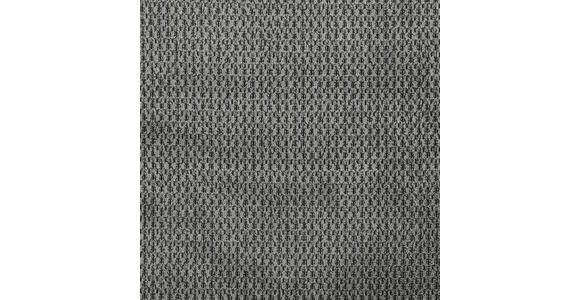 ECKSOFA Grau Plüsch Zierkissen, Rückenkissen, Bettkasten, Schlaffunktion, Rücken echt, Liegefläche im Originalstoff  - Schwarz/Grau, KONVENTIONELL, Kunststoff/Textil (253/192cm) - Carryhome