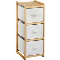 BADEZIMMERREGAL 29.5/87/33.5 cm  - Hellbraun/Creme, Basics, Naturmaterialien/Textil (29.5/87/33.5cm) - Kesper