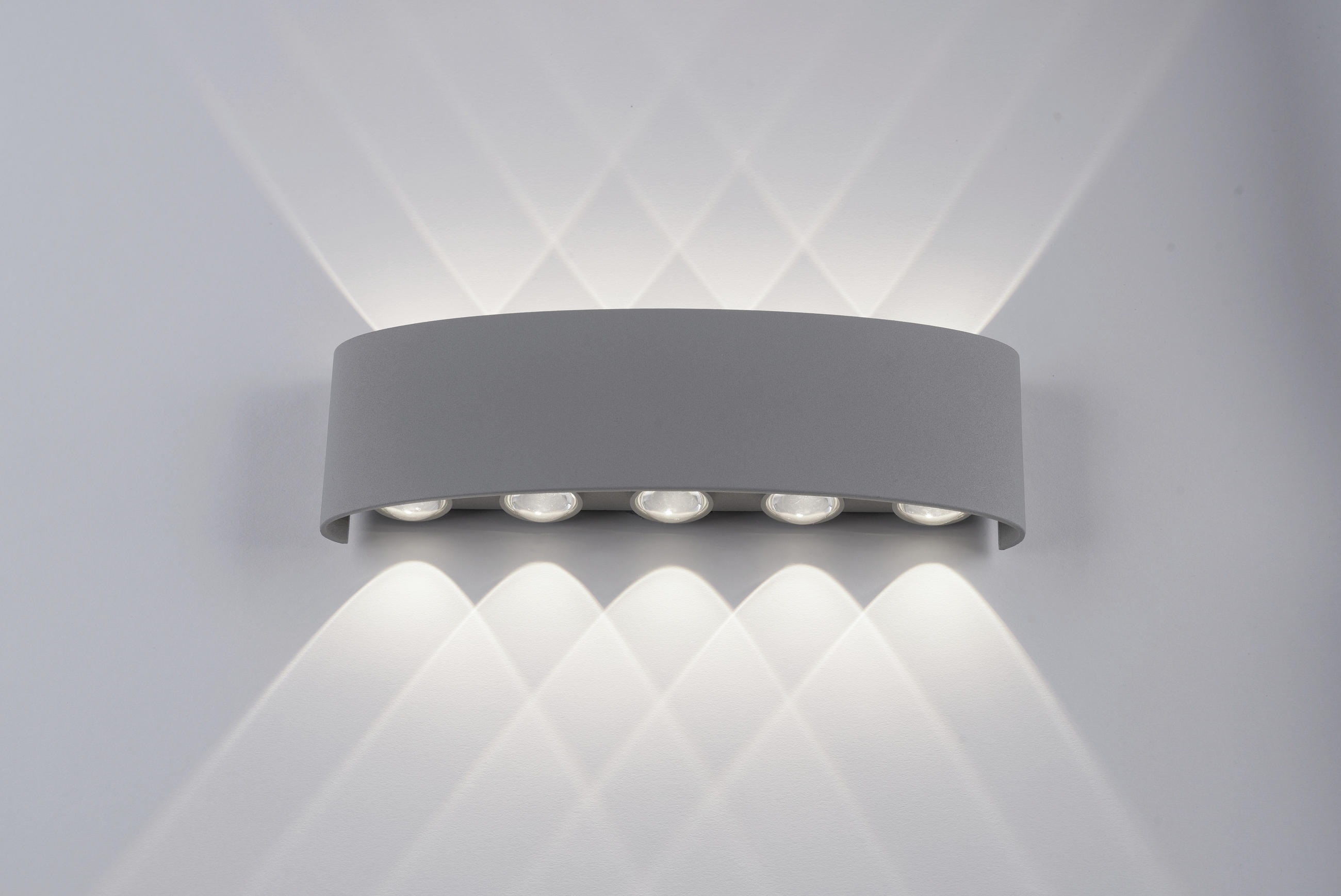 BADEZIMMER-WANDLEUCHTE Carlo 27/4,7/8 cm - Silberfarben, Design, Metall (27/4,7/8cm) - Paul Neuhaus