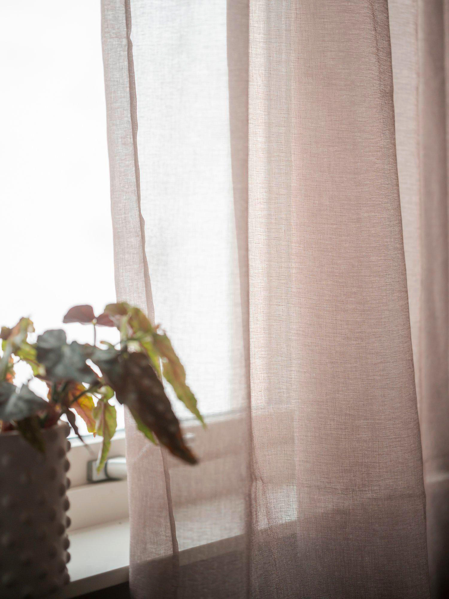 FERTIGVORHANG  - Braun, Basics, Textil (280/300cm) - Svanefors