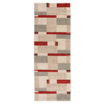 LÄUFER 80/300 cm Palazzo Bloc  - Beige/Rot, KONVENTIONELL, Textil (80/300cm) - Novel