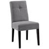 STUHL Cord Anthrazit, Schwarz Buche massiv  - Anthrazit/Schwarz, KONVENTIONELL, Holz/Textil (47,5/91,5/63cm) - home24