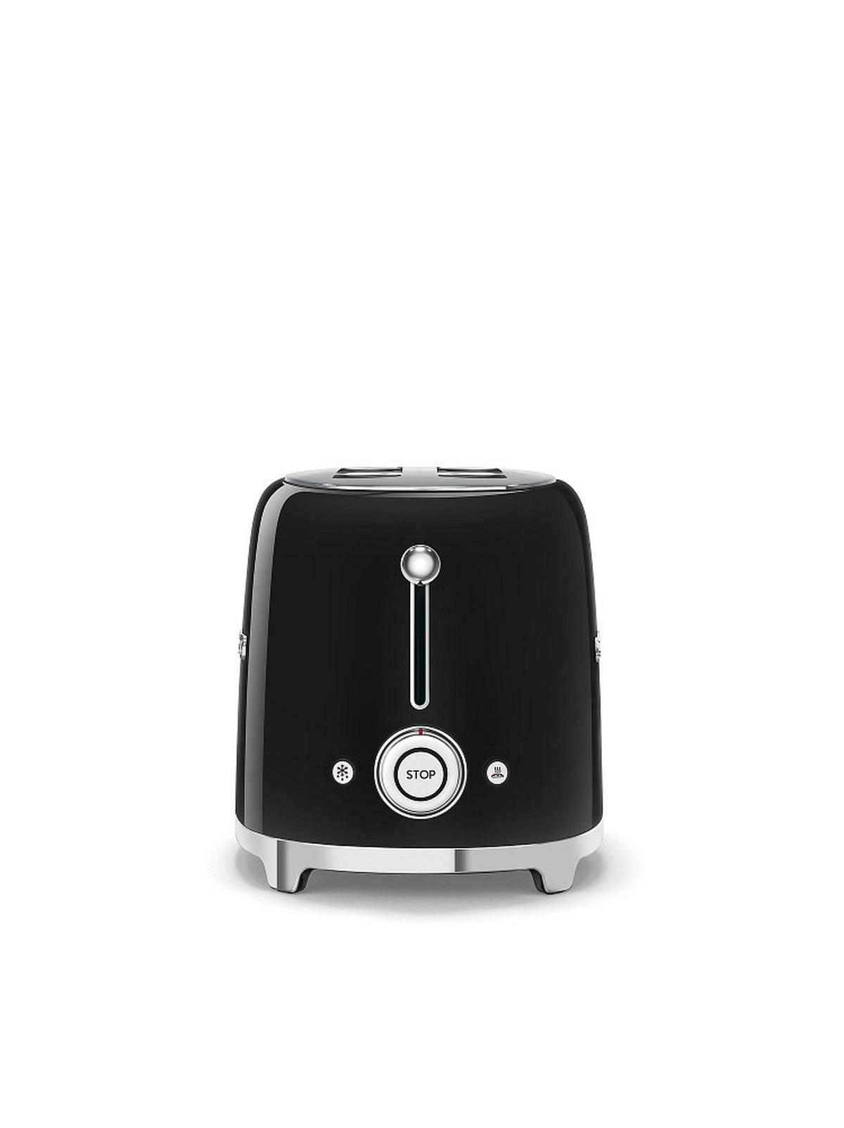 TOASTER 50`s Style  - Schwarz, Basics, Metall (31/19,8/19,5cm) - SMEG