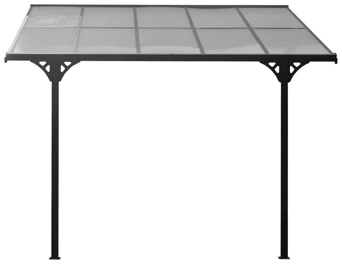 ZASTŘEŠENÍ TERASY   - černá, Basics, kov (313/225/300cm)