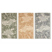 Covoraș De Intrare  - măsliniu/gri, Basics, plastic (150/90/0,3cm)
