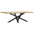 TISCHPLATTE      - Eichefarben, Design, Holz (220/100/4cm) - Landscape