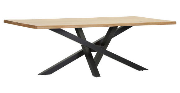 TISCHPLATTE      - Eichefarben, Design, Holz (220/100/4cm) - Landscape