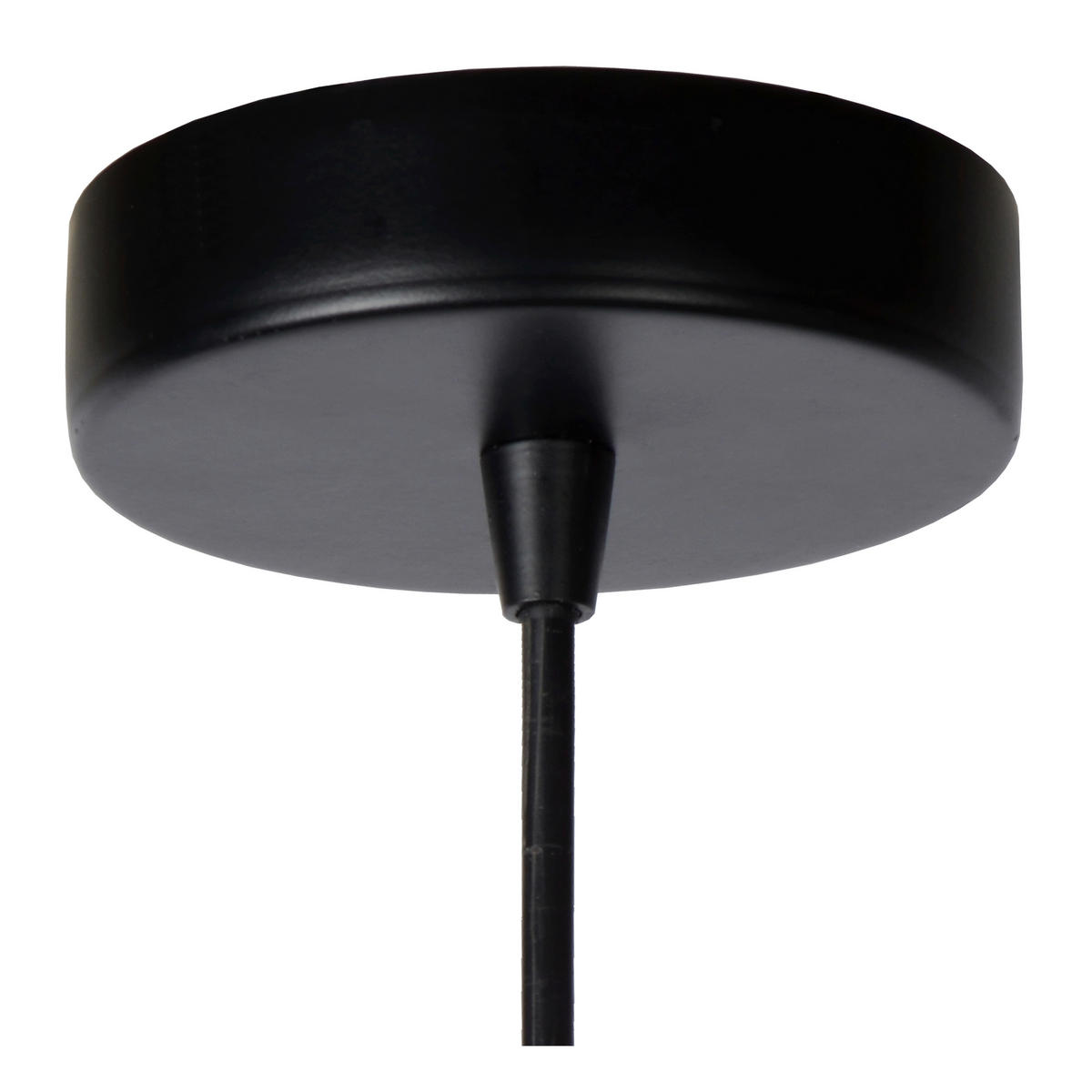 HÄNGELEUCHTE 22/22/150 cm    - Schwarz, Basics, Metall (22/22/150cm) - Lucide