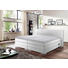 BOXSPRINGBETT 'PRINZ' H2 Lederlook 200/200 cm INKL. Matratze, gepolstertes Kopfteil, Topper, motorische Verstellbarkeit - Silberfarben/Weiß, MODERN, Textil (200/200cm) - Novel BOXSPRINGBETT 'PRINZ' H2 Lederlook 200/200 cm INKL. Matratze, gepolstertes Kopfteil, Topper, motorische Verstellbarkeit - Silberfarben/Weiß, MODERN, Textil (200/200cm) - Novel
