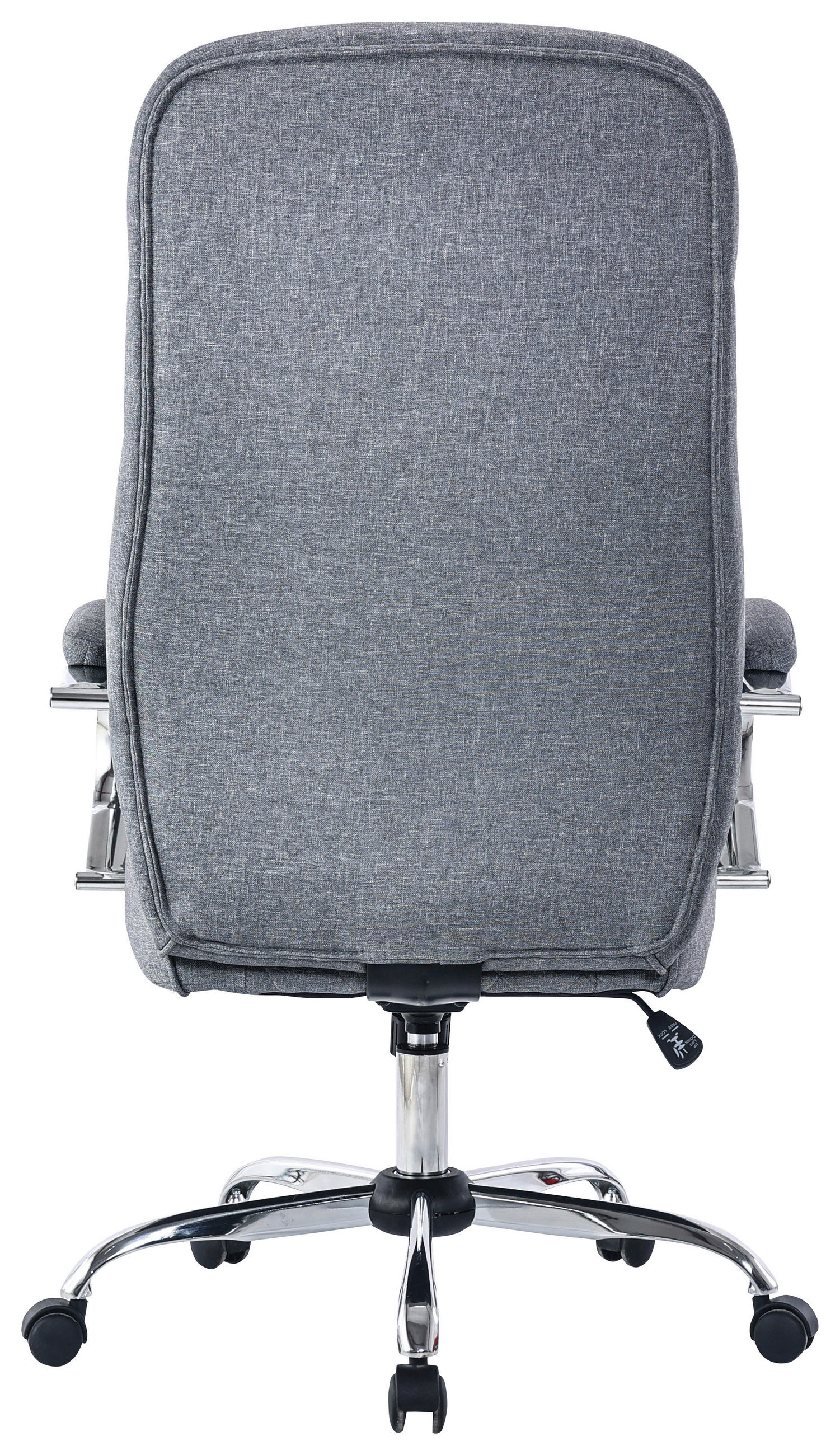 DIREKTORSKA STOLICA  siva, boja hroma   - boja hroma/siva, Konvencionalno, metal/tekstil (66/119-128/70cm) - Cantus