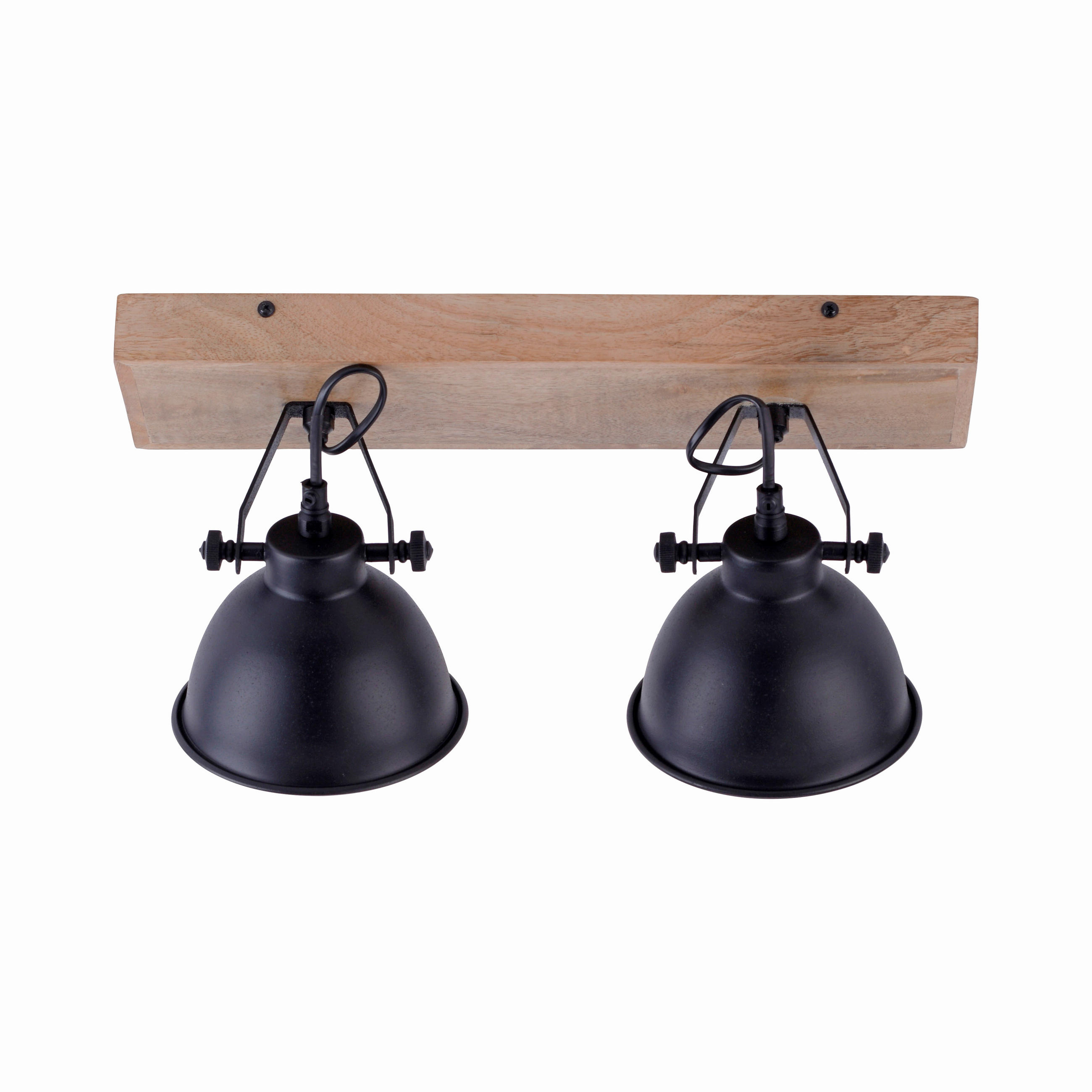 DECKENLEUCHTE SAMIA 44/22/22 cm - Schwarz, Trend, Holz/Metall (44/22/22cm)