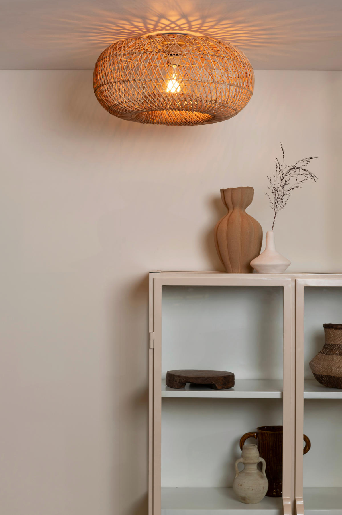 DECKENLEUCHTE  50/23 cm    - Naturfarben, Basics, Naturmaterialien (50/23cm) - Good & Mojo