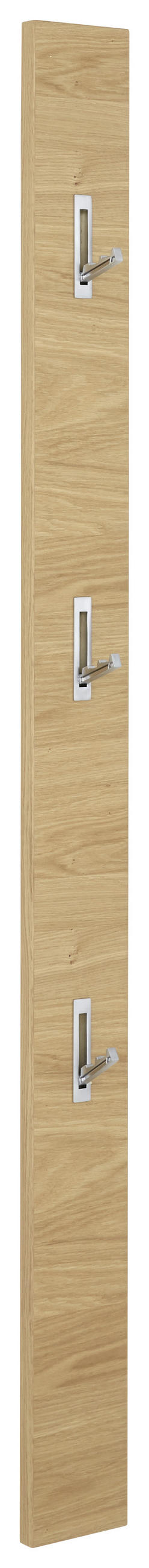 VEŠIAKOVÝ PANEL, farba duba, divoký dub, 14/170/3 cm - farba duba, Design, drevo (14/170/3cm) - Novel