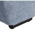 BIGSOFA Flachgewebe Blau  - Blau/Schwarz, KONVENTIONELL, Holz/Textil (280/67/120cm) - Carryhome