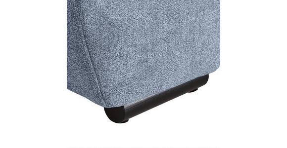 BIGSOFA Flachgewebe Blau  - Blau/Schwarz, KONVENTIONELL, Holz/Textil (280/67/120cm) - Carryhome