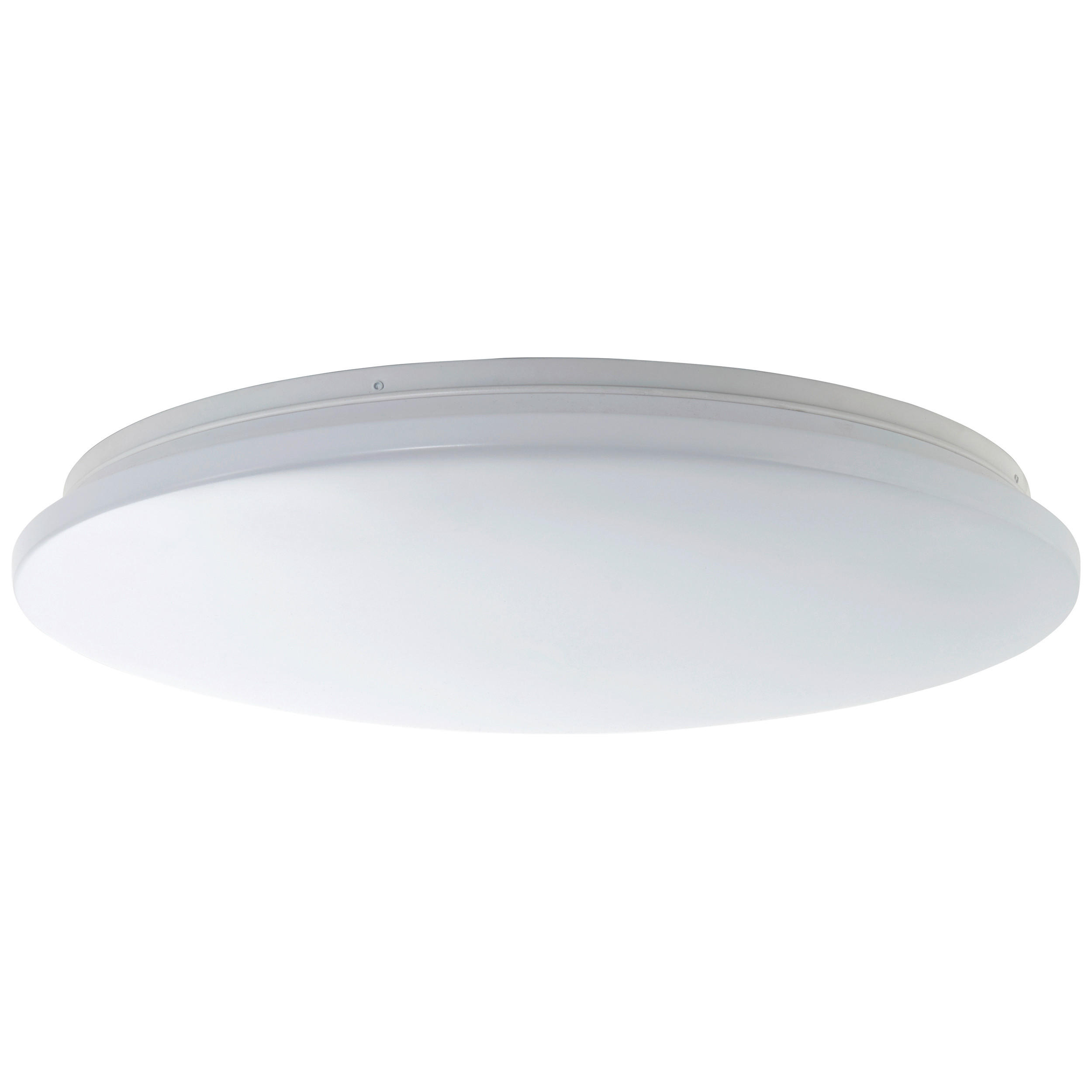 LED-DECKENLEUCHTE Tribola 49/7 cm   - Weiß, Basics, Kunststoff/Metall (49/7cm) - Brilliant