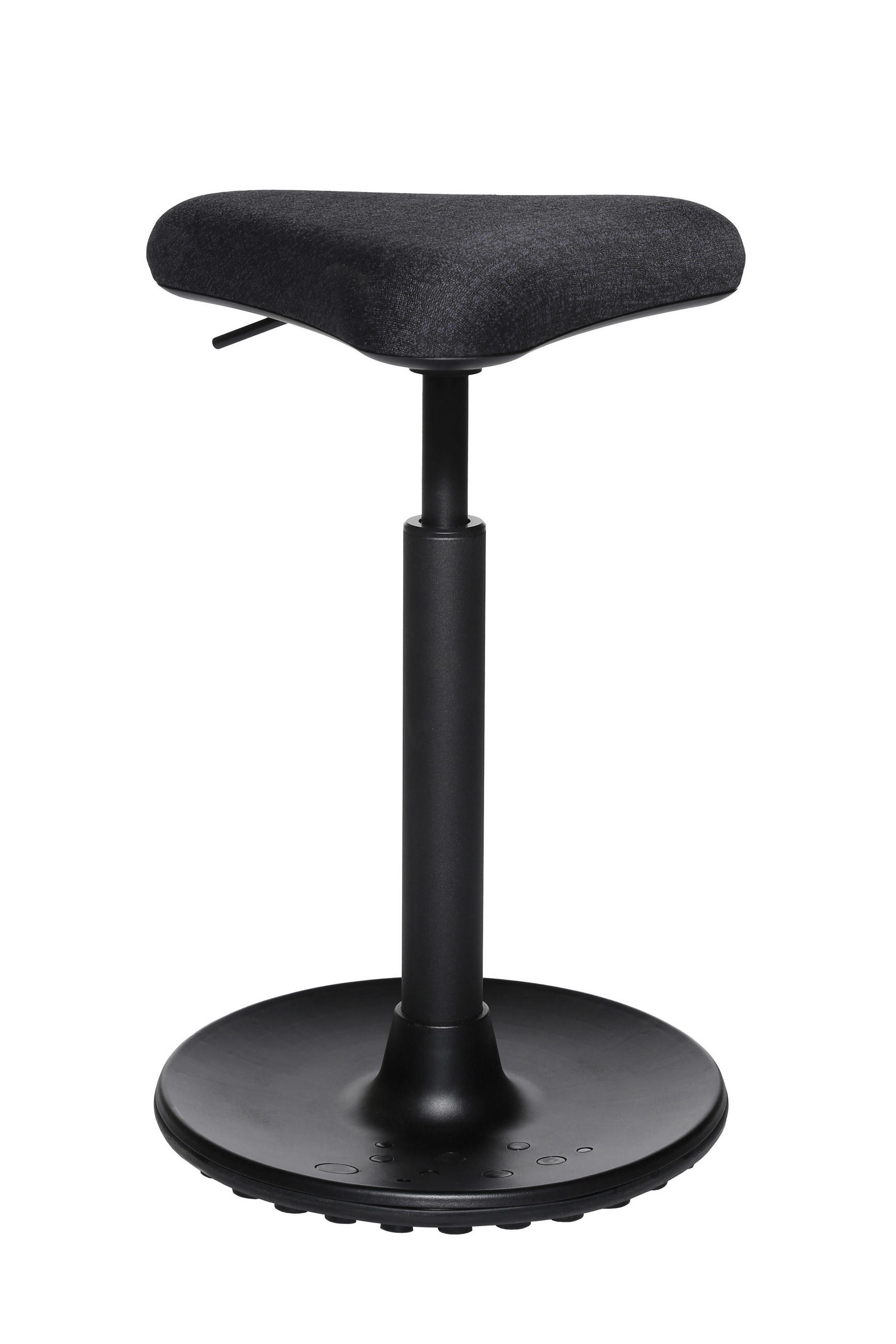 BÜROHOCKER Schwarz  - Schwarz, KONVENTIONELL, Kunststoff/Textil (35/57-77/35cm) - Topstar