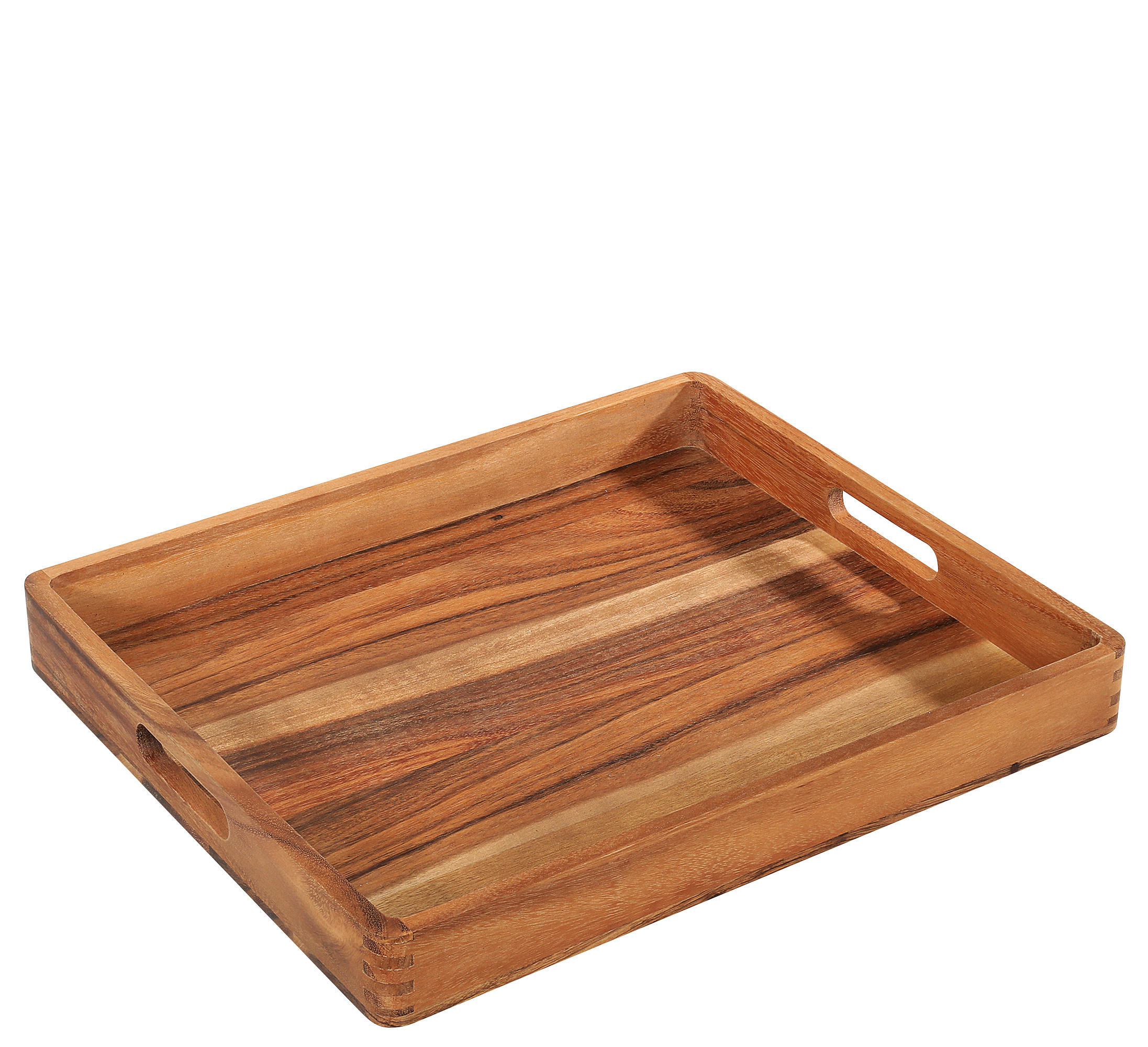 SERVIERTABLETT Holz Akazie  - Akaziefarben, Basics, Holz (52/43/6cm) - Zassenhaus