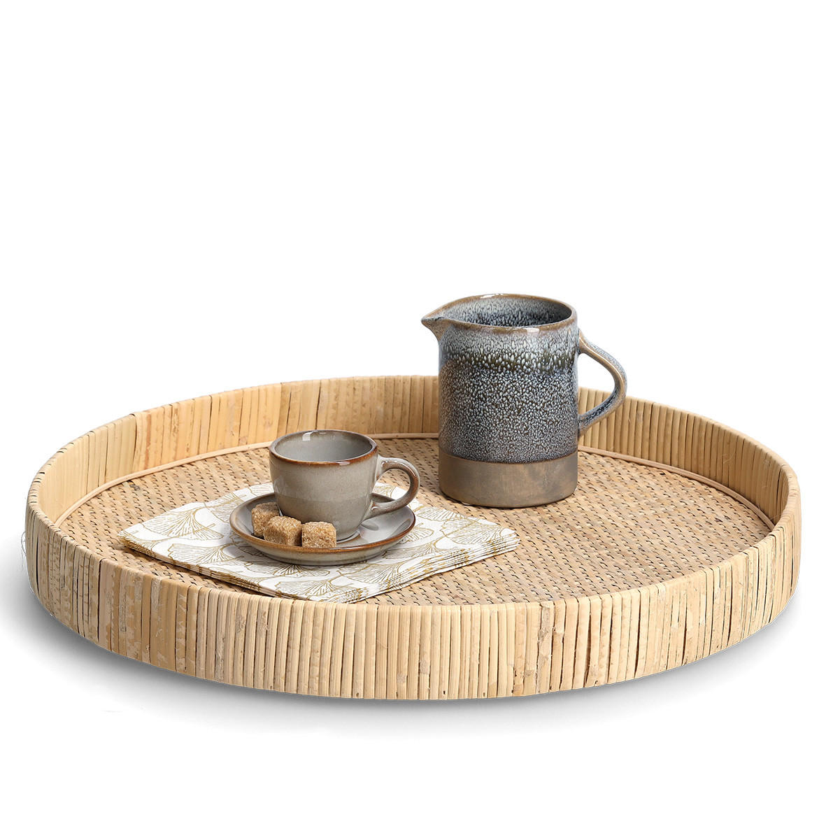 DEKOTABLETT     - Naturfarben, Basics, Holz (40/40/5cm) - Zeller Present